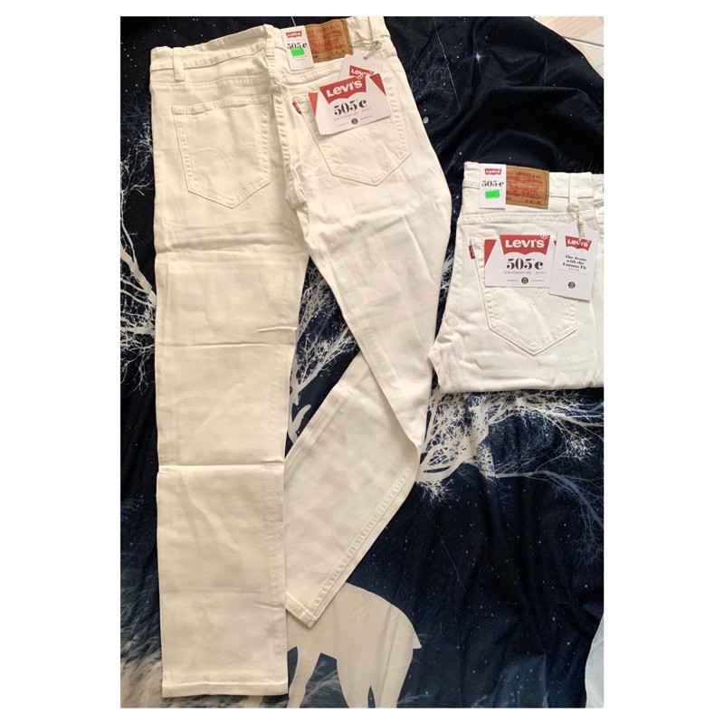 Quần jean dài trắng Bigsize < 110kg (28-42) | BigBuy360 - bigbuy360.vn