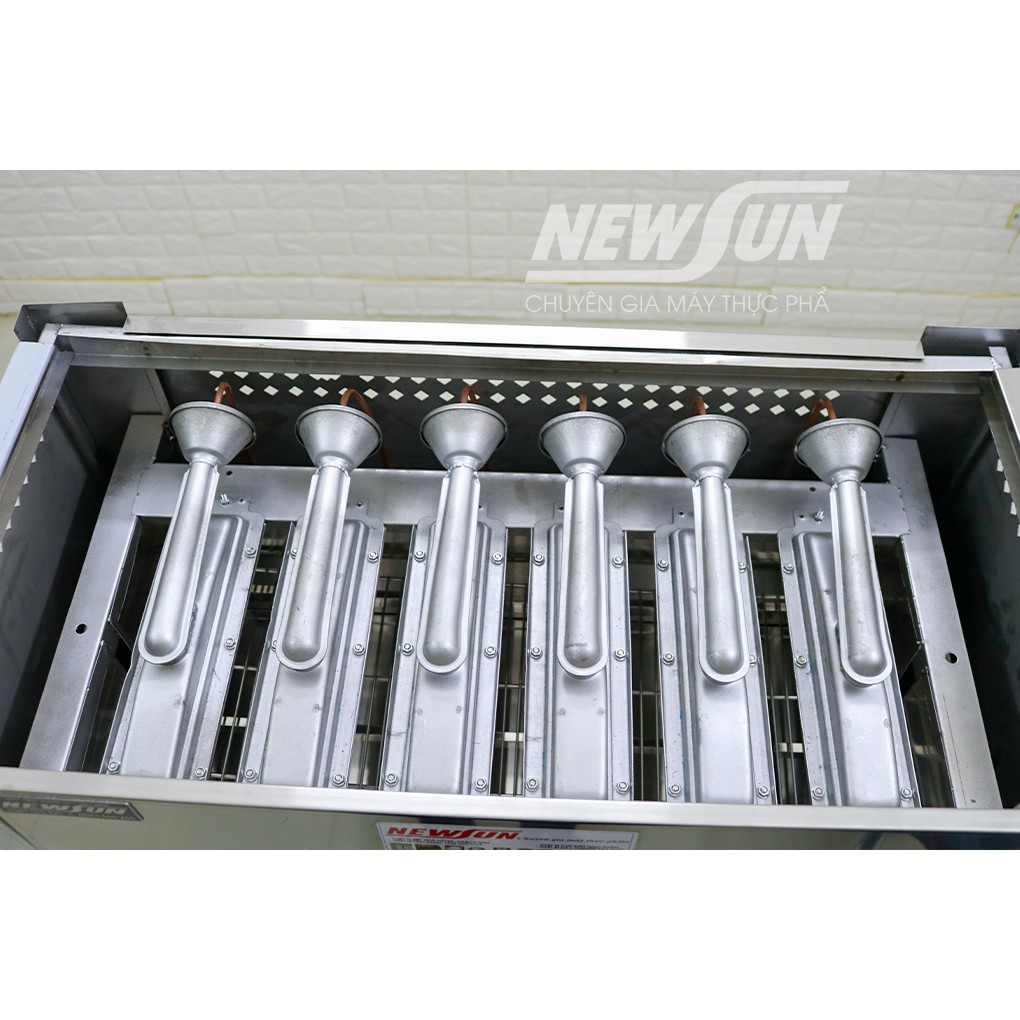 Lò nướng thực phẩm không khói Salamander 10, lò nướng đa năng họng bằng gas NEWUSN  hàng chính hãng