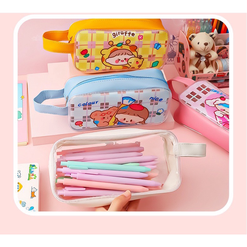 Bóp Viết Cao Cấp Chống Thấm Nước Hình Em Bé Siêu Dễ Thương (6x27x10cm)