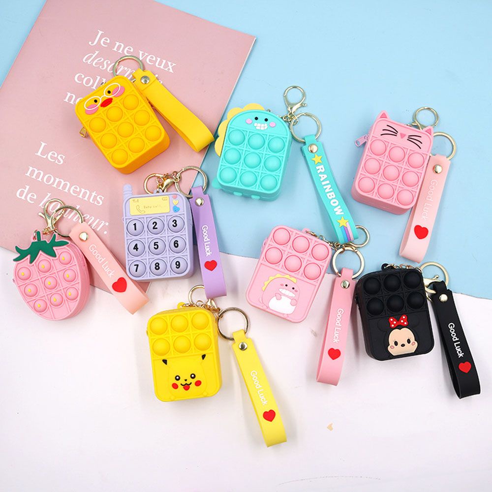 Ví Đựng Tiền Xu / Đồ Chơi Hình Chuột Mickey / Khủng Long Đeo Ngón Tay Độc Đáo