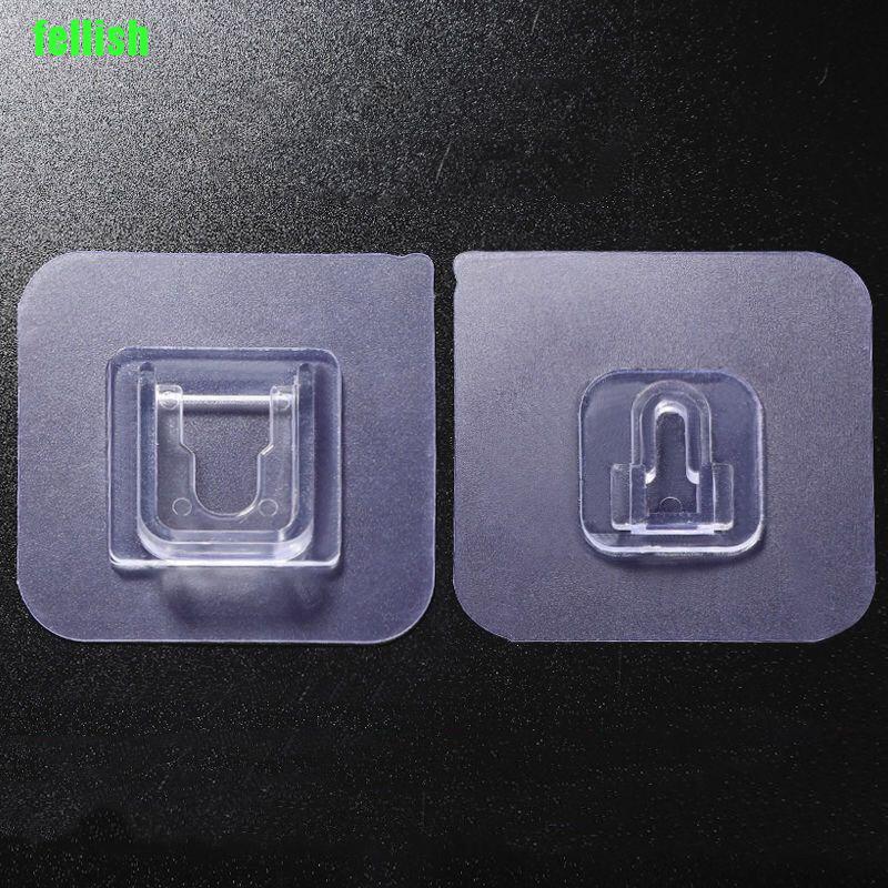 Móc Treo Đồ Hai Mặt Dán Tường Bằng Silicon Tiện Dụng