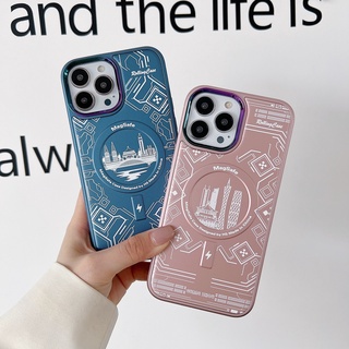 Ốp Điện Thoại MagSafe Nam Châm Hút Không Dây Cho Iphone 13 12 Pro Max