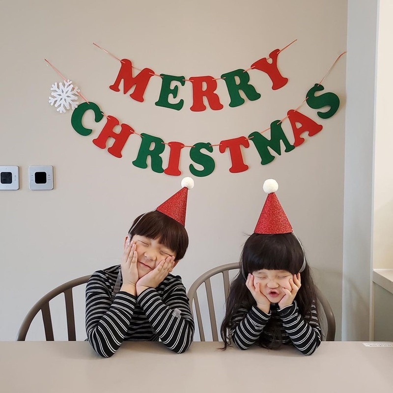 Dây Cờ Treo Chữ MERRY CHRISTMAS Trang Trí Noel/Giáng sinh - Yori Party