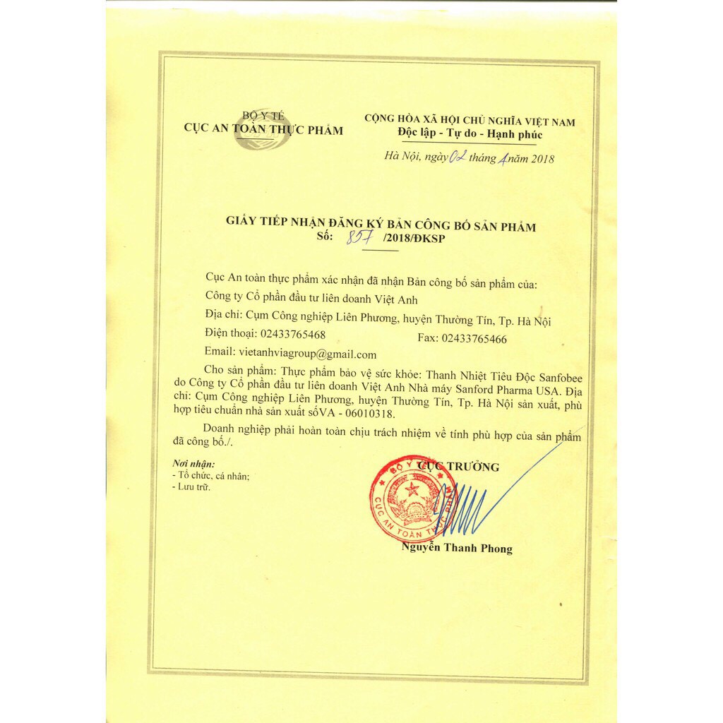 Thanh nhiệt tiêu độc sanfobee | BigBuy360 - bigbuy360.vn