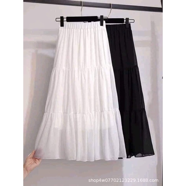 Chân váy voan dài 2 lớp ❤️  Vintage  Siêu Xinh