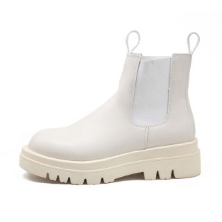 (sẵn 37) Boots trơn da lì Hàn quốc