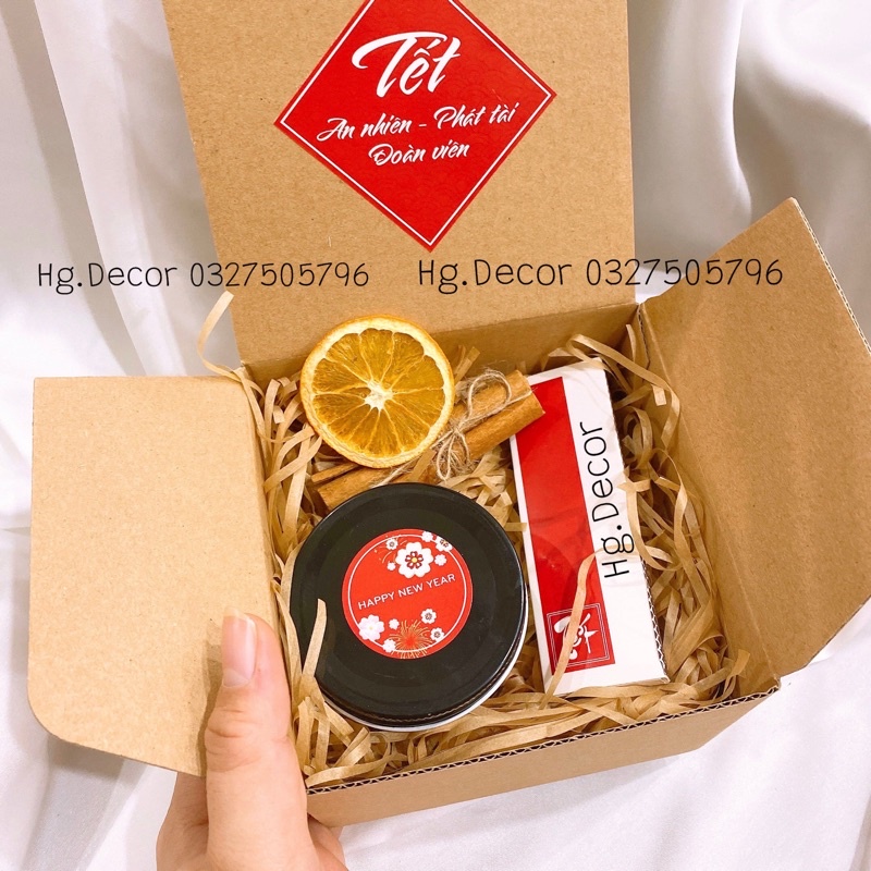 100 tem dán decal sticker năm mới màu đỏ tem Tết Happy New Year