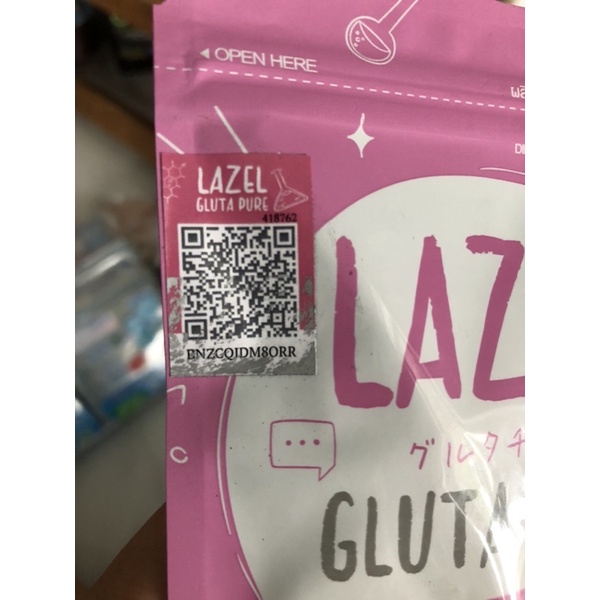 Viên trắng da Lazel Gluta Pure 2in1 Thái Lan