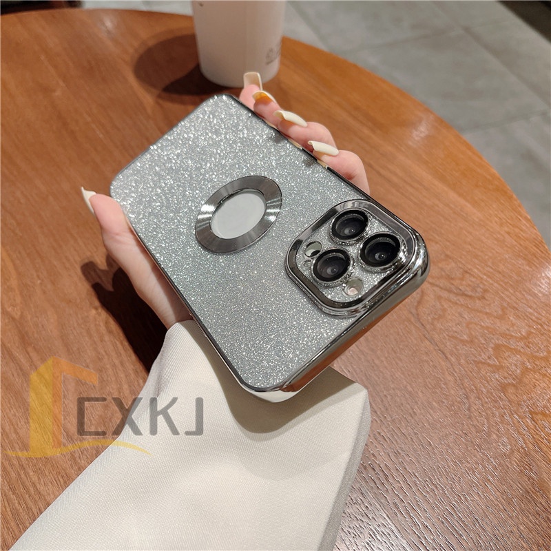 Ốp Điện Thoại Mềm Chống Sốc Mạ Viền 6D Cho iphone 11 12 13 pro max XR XS 7 8 plus