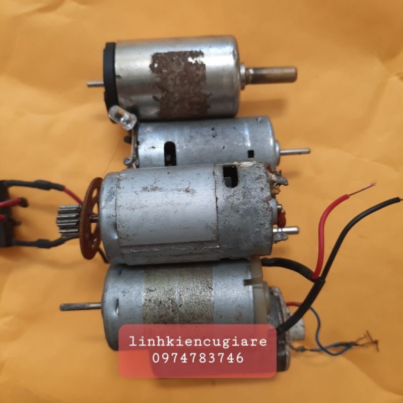 motor rs390  tháo máy