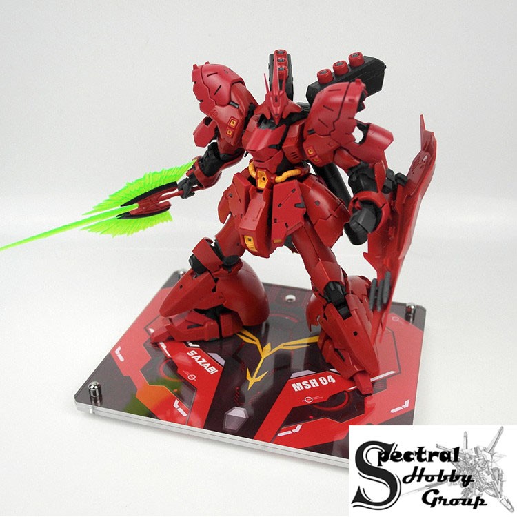 Mô hình giá đỡ đế base mica cho RG HG MG Sazabi Nu Hi-Nu Hi-V gundam action base