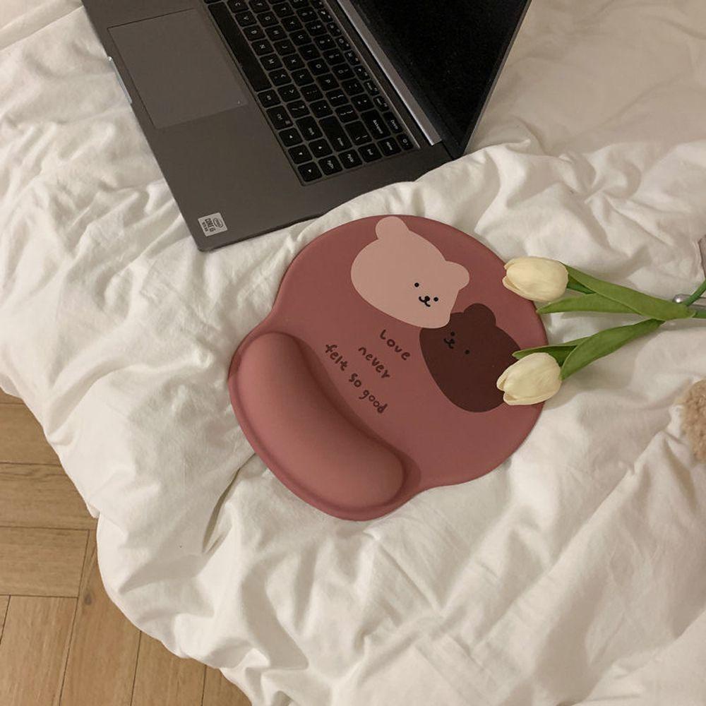 Tấm Lót Chuột Bằng Silicone 3D Dày Dặn Hỗ Trợ Cổ Tay