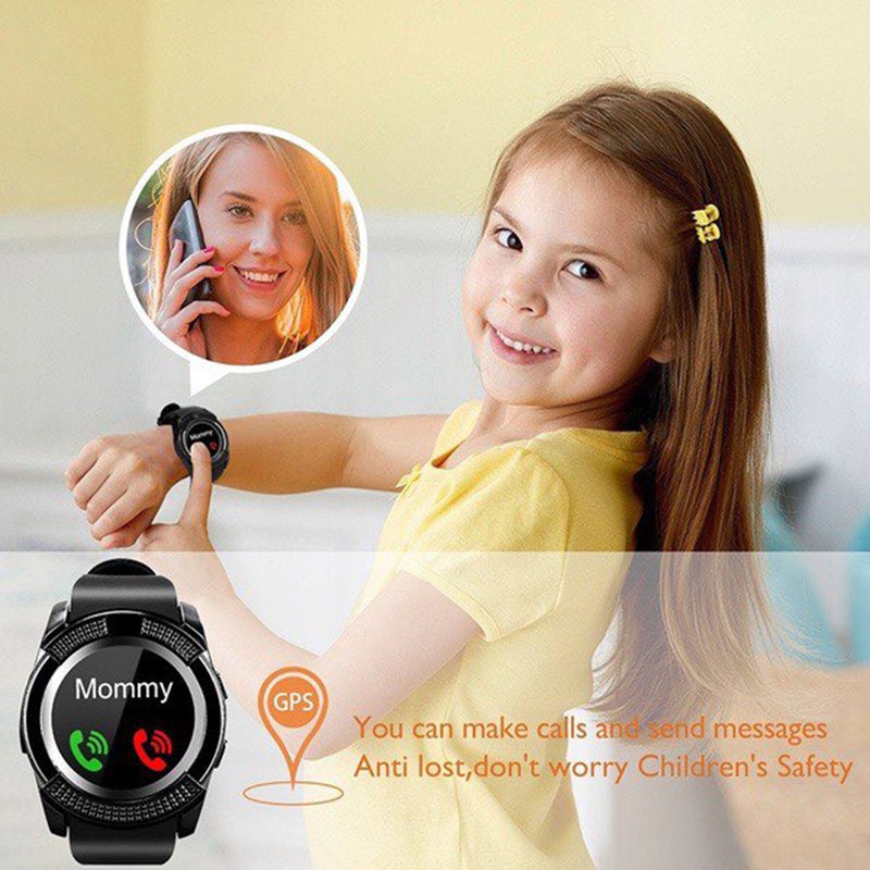 【ready】 With Camera Bluetooth Smart Watch Sports Fitness Touch Screen Waterproof Phones Intelligent Wrist Watch 【Tina】