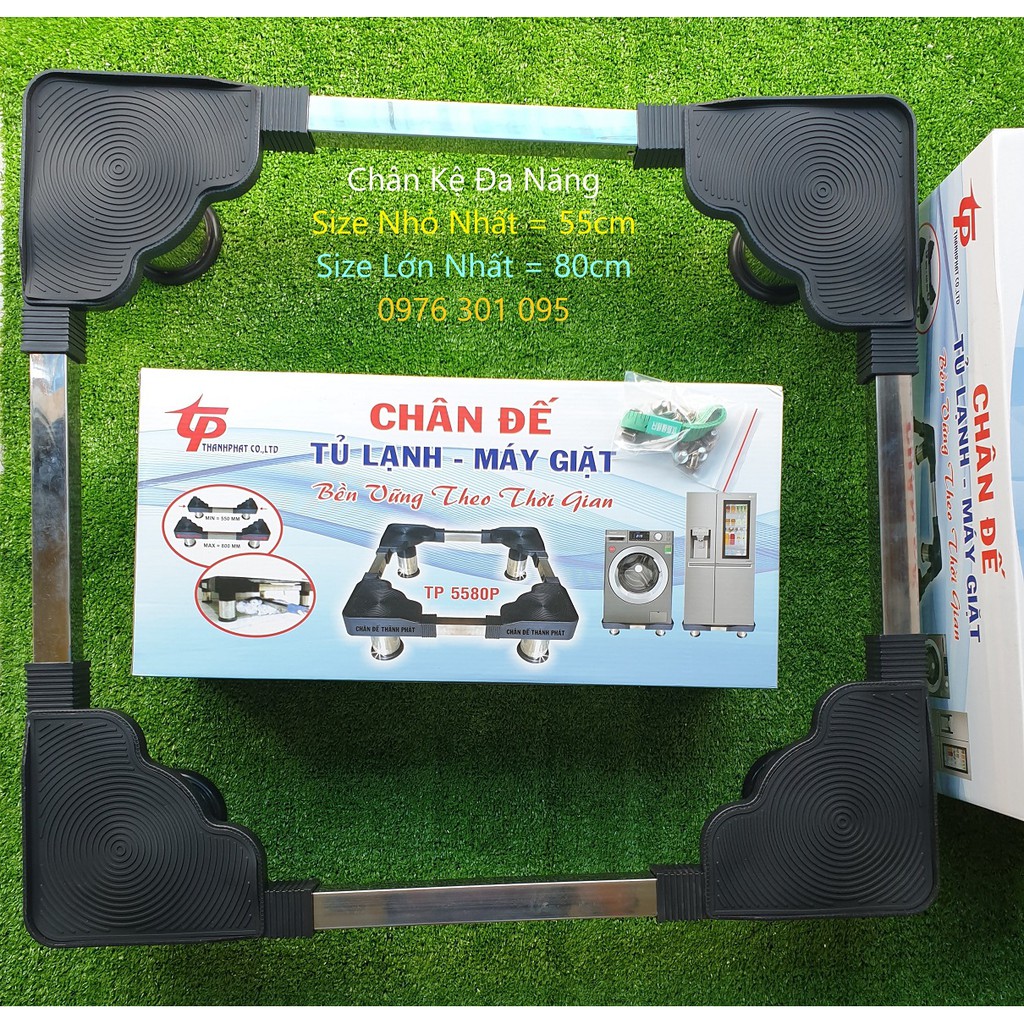 [Free Ship] CHÂN ĐẾ TỦ LẠNH - MÁY GIẶT - MÁY LỌC NƯỚC ĐA NĂNG INOX