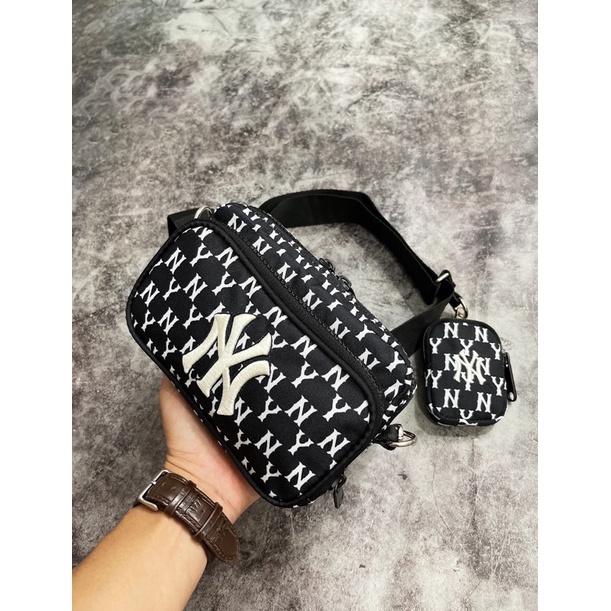 Túi Đeo Chéo Kèm Ví Nhỏ Đen/Nâu