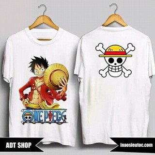 🔥HOT🔥 🔥mẫu áo thun in hình Luffy - áo thun One Piece unisex đẹp giá siêu rẻ