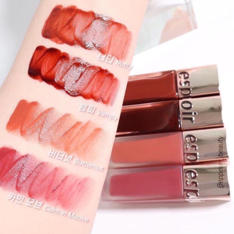 SON KEM TINT ESPOIR COUTURE LIP SHINE và LIP TINT VELVET