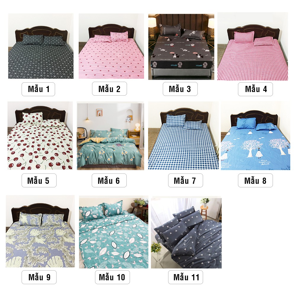 Combo 2 vỏ gối cotton poly mềm mịn - CMS