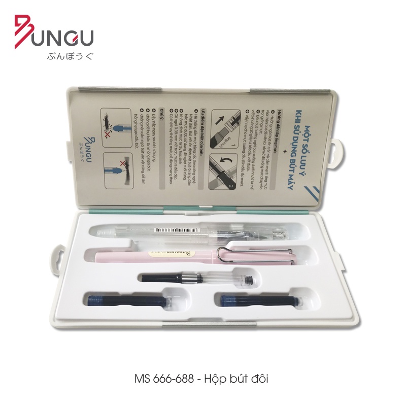Bút máy học sinh - Bungu Magic 668 - Siêu đẹp - bền - chắc chắn