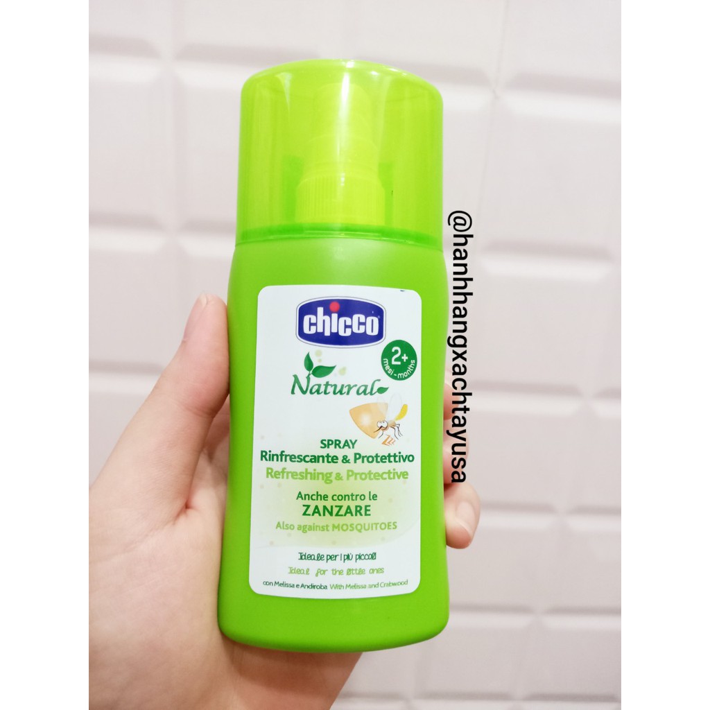 Xịt xua đuổi muỗi CHICCO 100ml