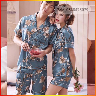 Bộ ngủ lụa 🌈FREESHIP🌈 GIẢM 10k nhập mã {AONAM15K}