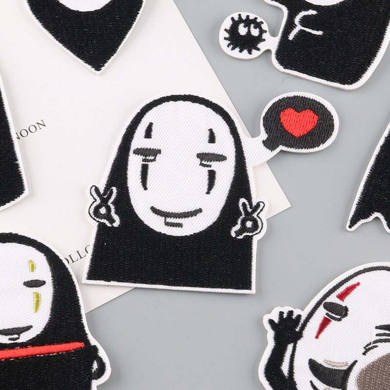 Miếng Dán Quần Áo Thêu Họa Tiết Hoạt Hình Dễ Thương Dùng Trang Trí DIY