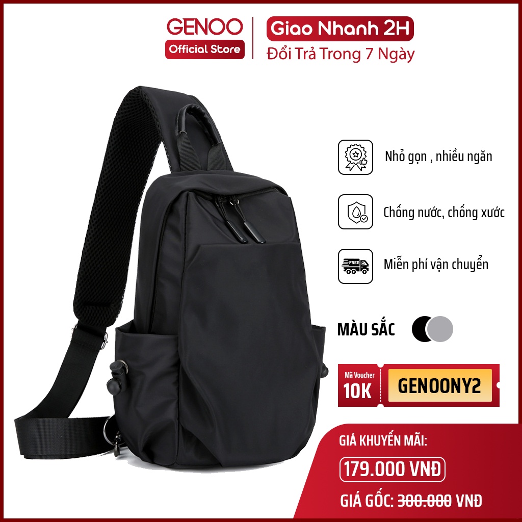 Túi Đeo Chéo Nam Nữ Unisex Thời Trang Hàn Quốc Cao Cấp Chống Nước GN008 - GENOO OFFICIAL