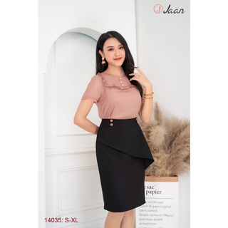 Sơ mi cộc tay cổ tròn