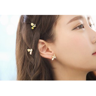 Kẹp tóc hình con ong đính đá cao cấp