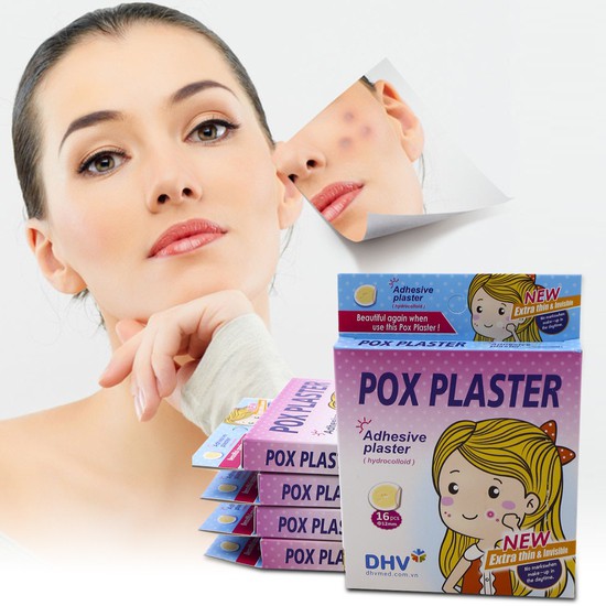 Miếng dán mụn Pox Plaster 16 miếng 1 hộp