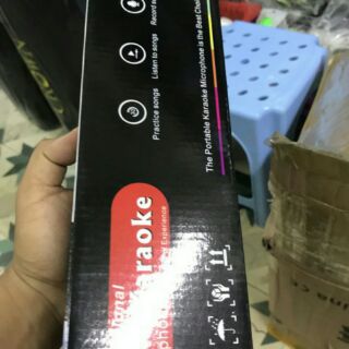 MIC HÁT KARAOKE KÈM LOA BLUETOOTH  3IN1 SD08