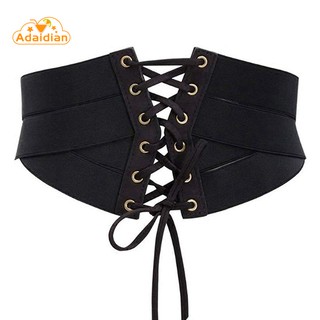 Thắt lưng màu trơn bảng to thời trang nữ sành điệu