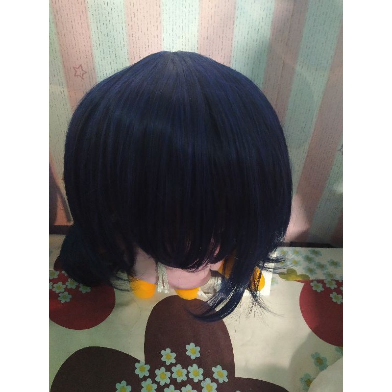 Tóc Giả Wig Nam Xanh Đen Cosplay