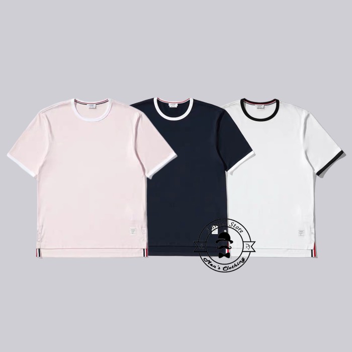 Áo Phông Thom Browne Bo Cổ