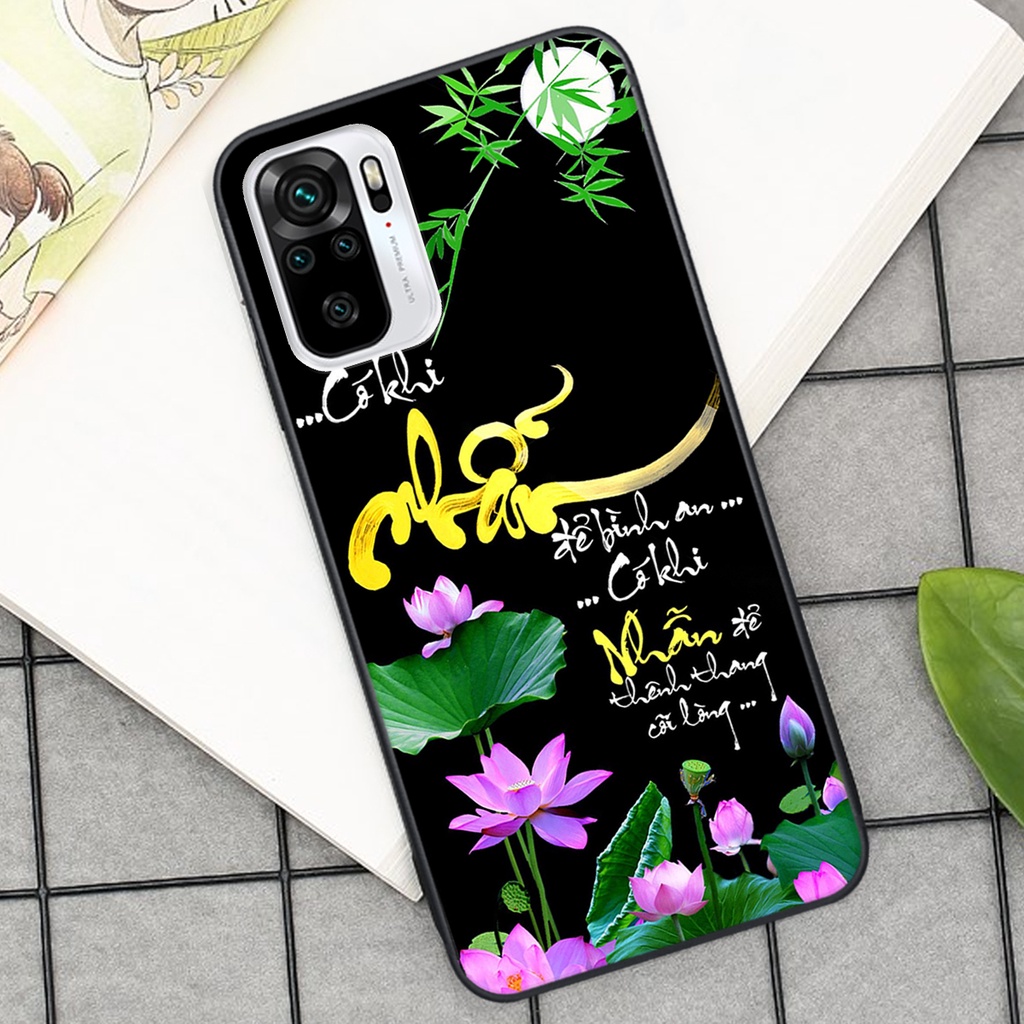 Ốp lưng Xiaomi REDMI NOTE 10 in hình chữ tài chữ lộc, Cha Mẹ, bình an SIÊU ĐẸP