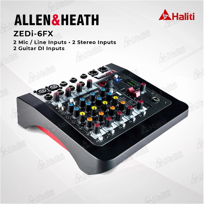 Mixer Allen & Heath ZED-6FX chính hãng - nhỏ gọn- Full chức năng cần thiết