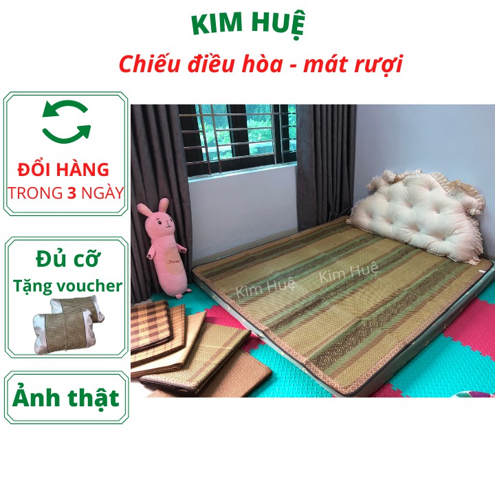 Chiếu mây điều hòa  cao cấp hàng loại 1 dày, may kĩ thoáng khí mát rượi - Trang Trí Kim Huệ