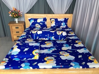 Drap  thun hàn quốc mát lạnh-drap giường