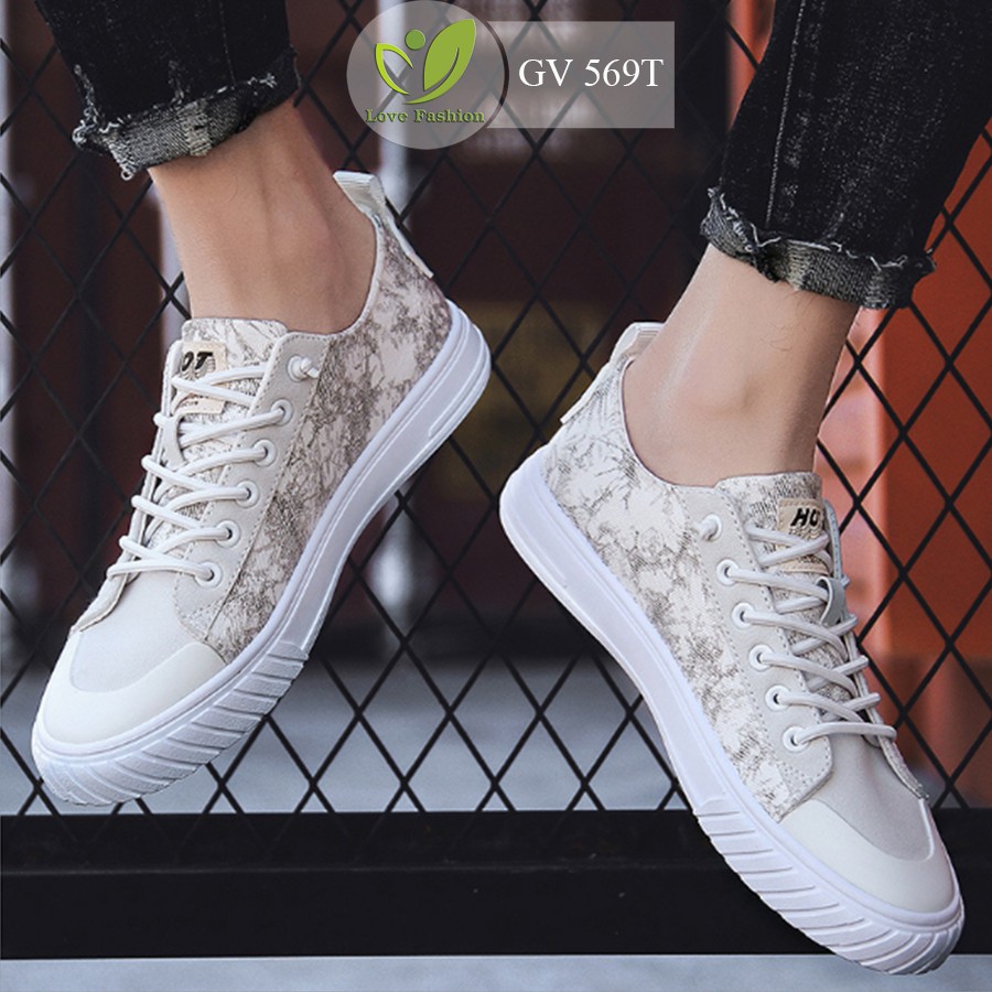Giày Lười Vải Nam Họa Tiết Hoa Văn LOVEFASHION Giầy Vải Size Từ 38 Đến 43 GV569 | BigBuy360 - bigbuy360.vn