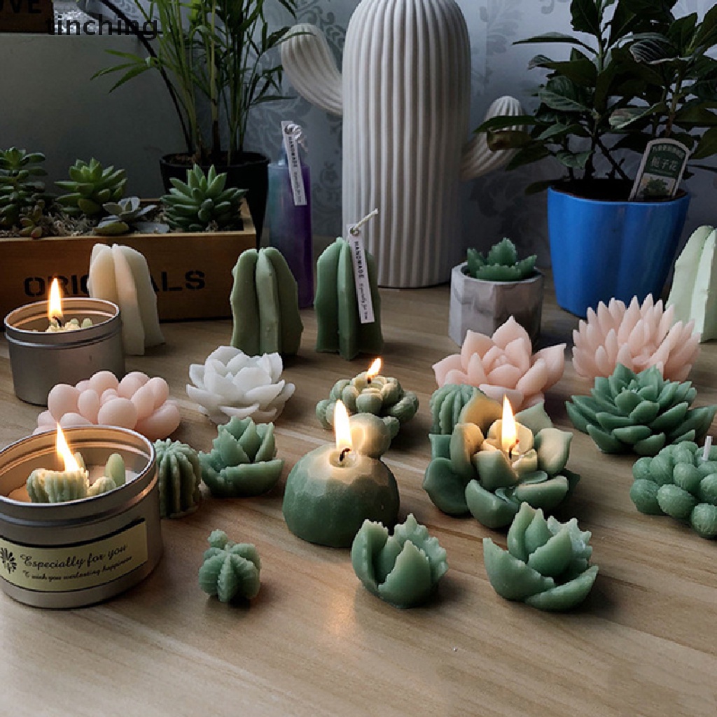 Khuôn silicon 3D tạo hình làm nến / xà phòng DIY tiện lợi