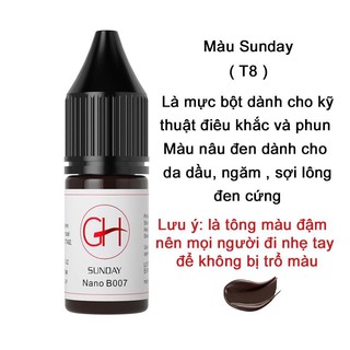 Mực phun xăm thẩm mỹ GH - SUNDAY