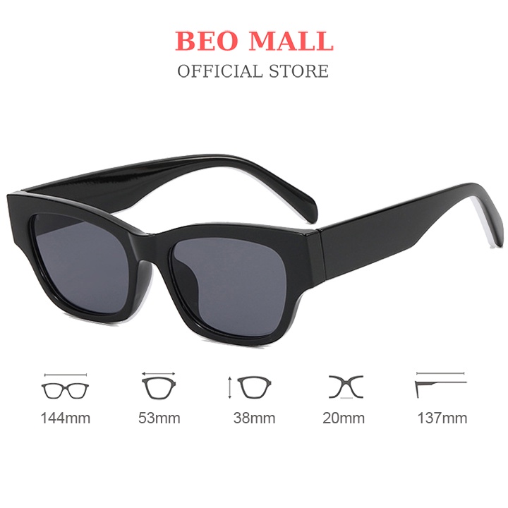 Kính mát nữ chống tia UV BEOMALL đẹp và thời trang cá tính KT032