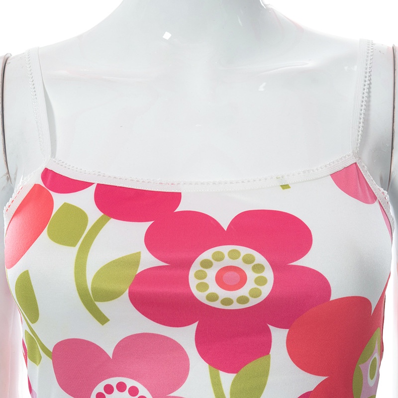 Áo Tank Top In Hoa Thời Trang Đường Phố Cá Tính Cho Nữ