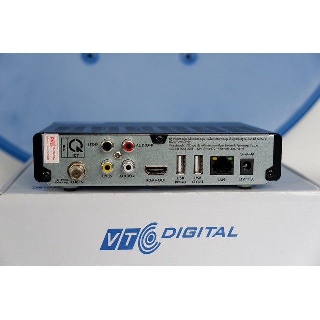 Bộ đầu thu vệ tinh VTC Model VTC-HDV2