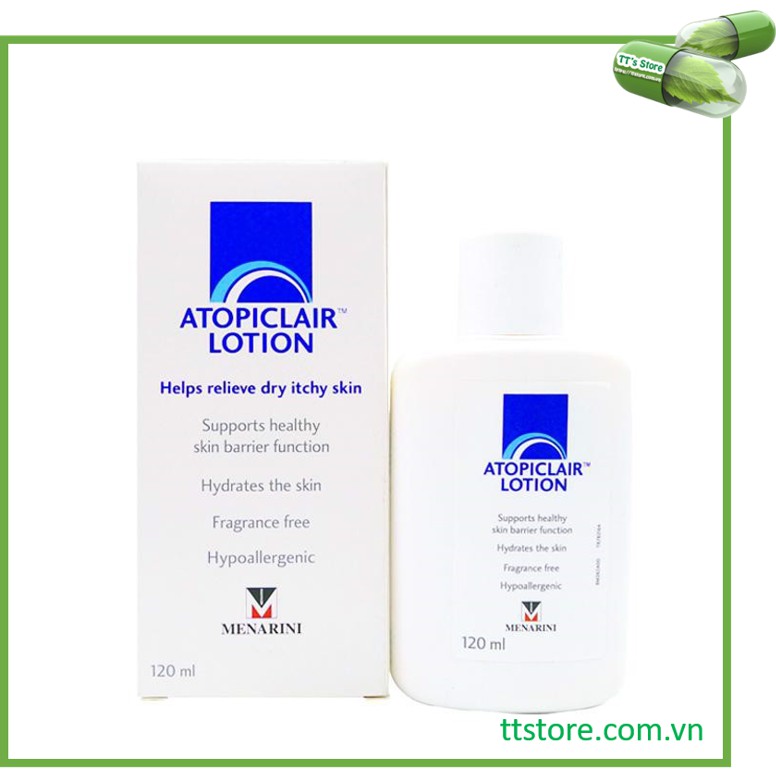 Atopiclair cream 40ml -  Lotion 120ml - Dưỡng ẩm da [Atopiclar]