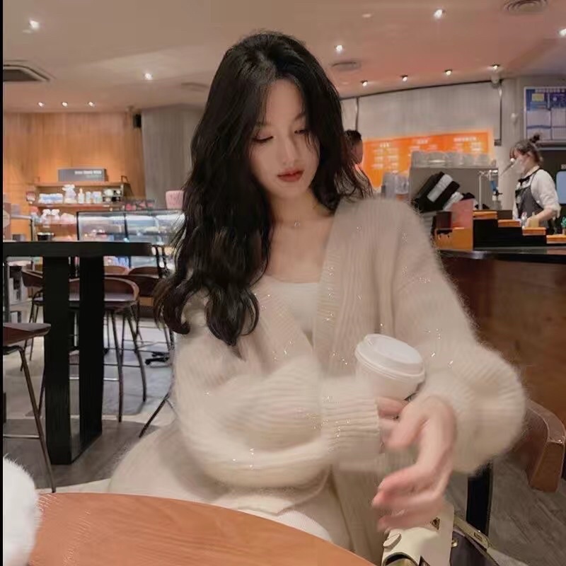 Áo khoác cardigan nhũ