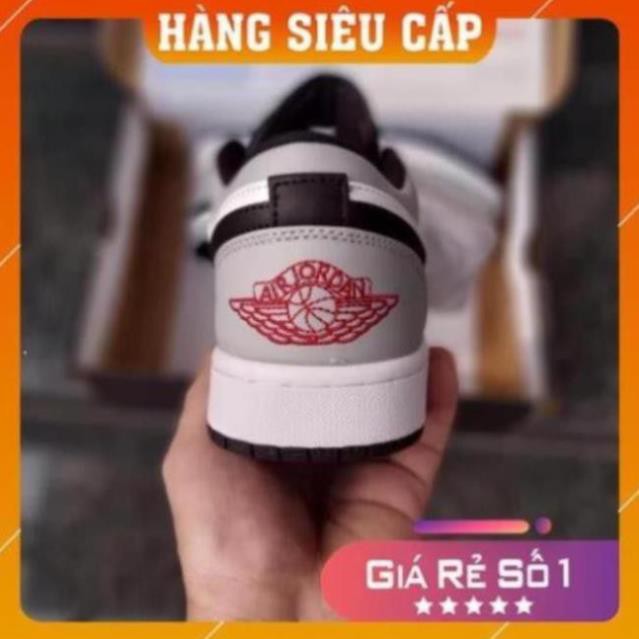 [FREESHIP- BẢO HÀNH 12 THÁNG] GIÀY THỂ THAO NAM NỮ JD XÁM CHỈ ĐỎ THẤP CỔ HOT TREND FULL BOX BILL | BigBuy360 - bigbuy360.vn