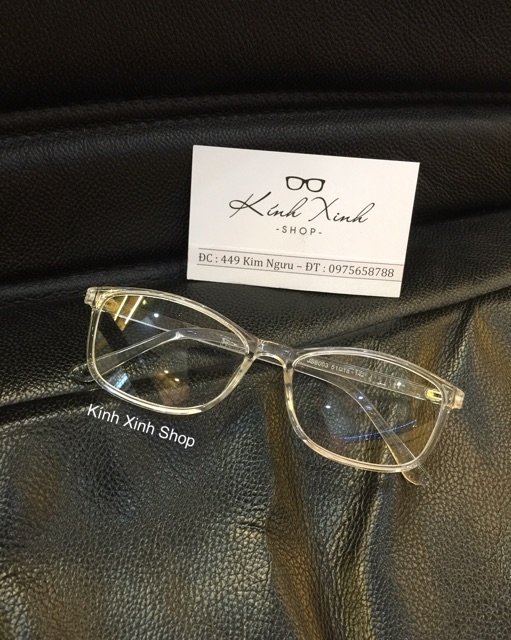 Kính Mắt vuông bầu Trong suốt Teen - HOT HOT TST1.1