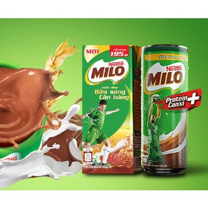 [SIÊU RẺ] THÙNG SỮA MILO LÚA MẠCH 180ML.