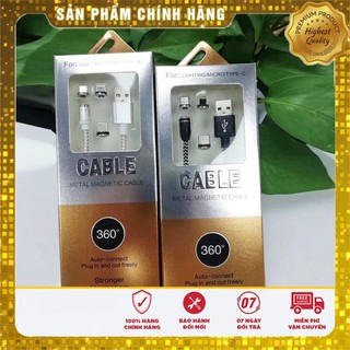 Cáp sạc nam châm 3 đầu